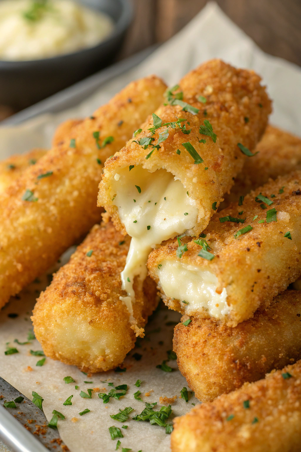 Air Fryer Mozzarella Sticks Recipe