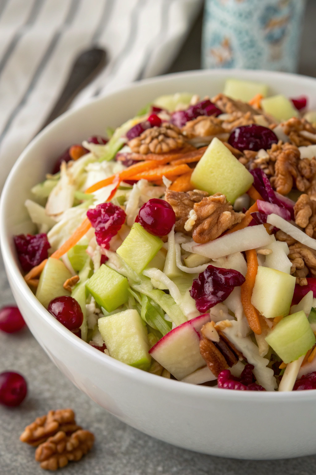 Apple Cranberry Coleslaw Recipe
