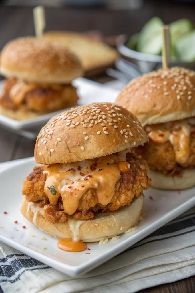 Bang Bang Chicken Sliders Recipe