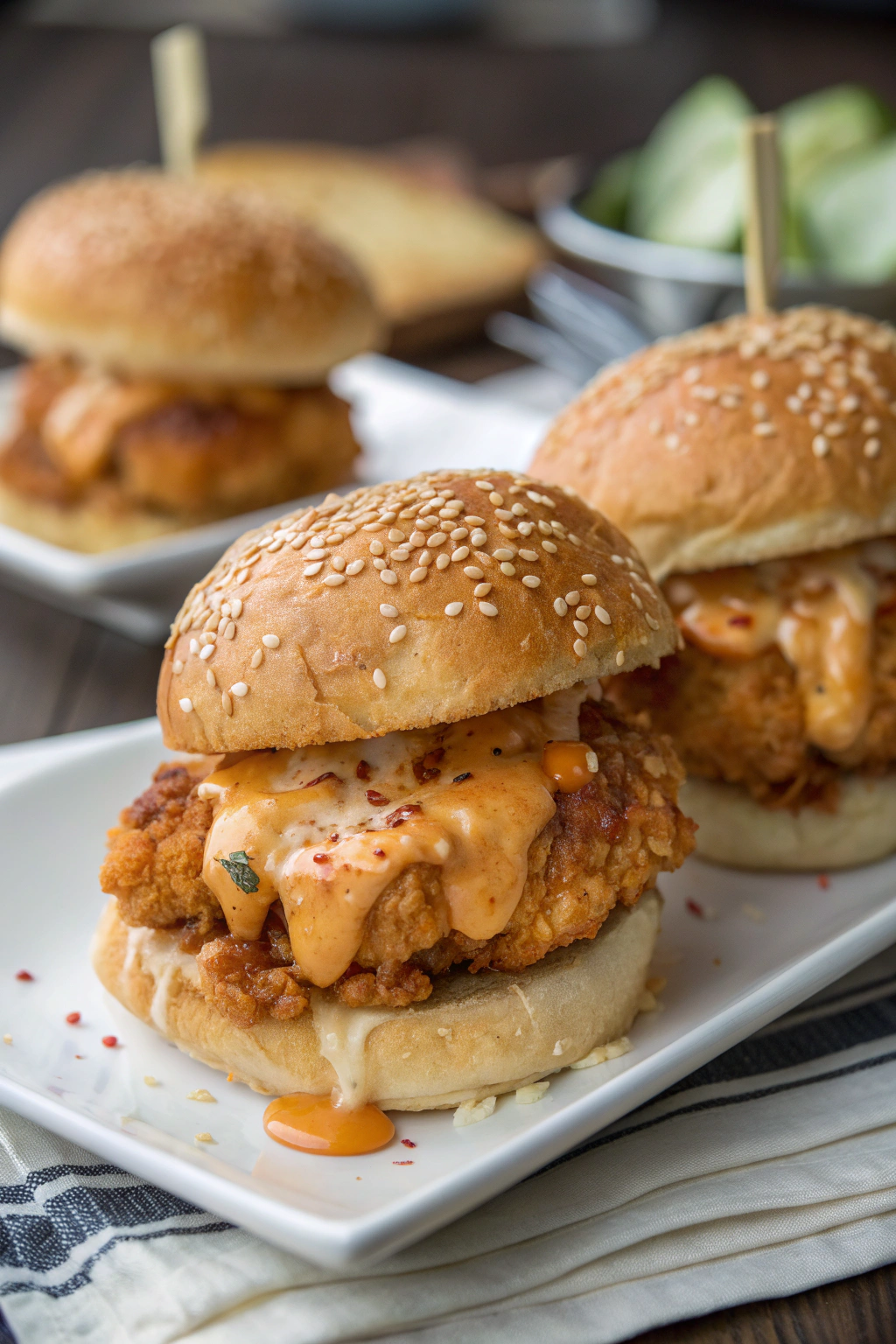 Bang Bang Chicken Sliders Recipe