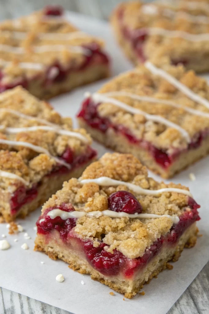 Cranberry Crumble Bars Recipe