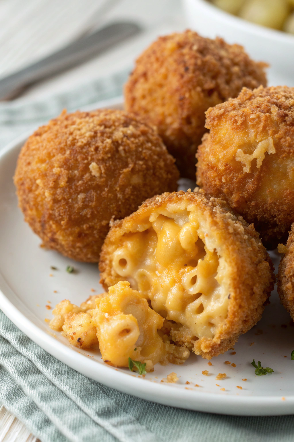 Crispy Air Fryer Mac and Cheese Balls Recipe