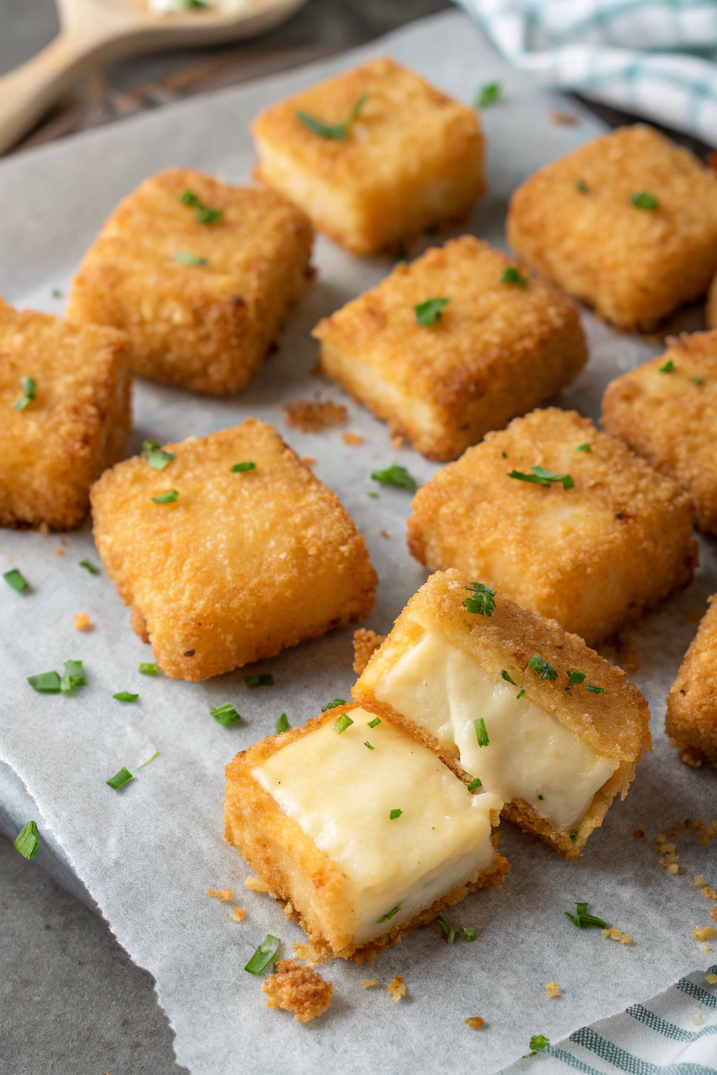 Crispy Fried Mozzarella Cheese Bites Recipe