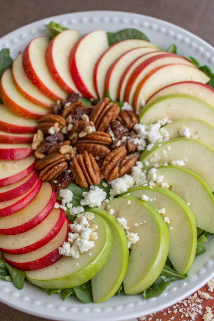Crunchy Fall Apple Salad with Maple Vinaigrette
