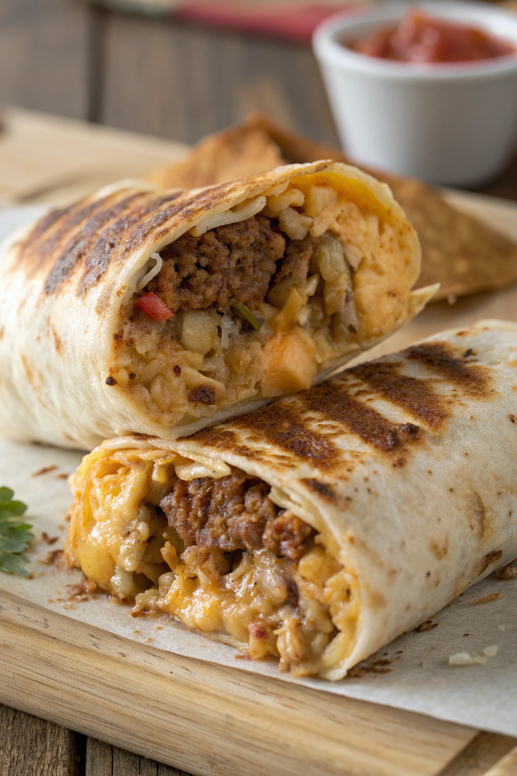Easy Grilled Cheese Burrito Recipe