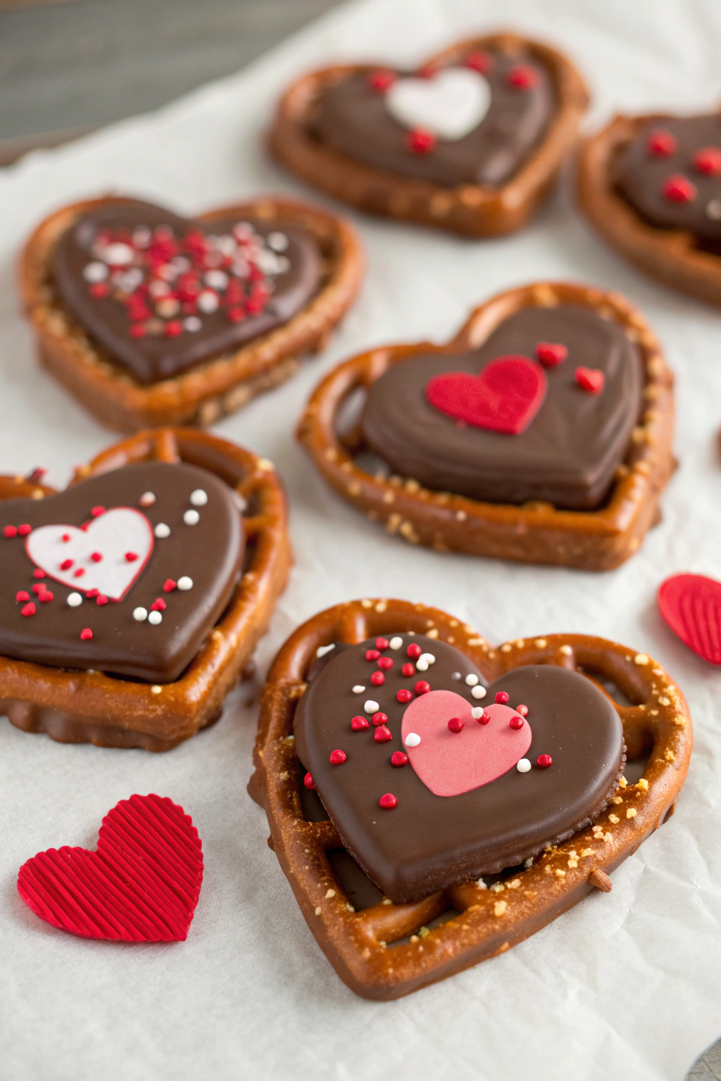 Easy Heart Pretzels Recipe