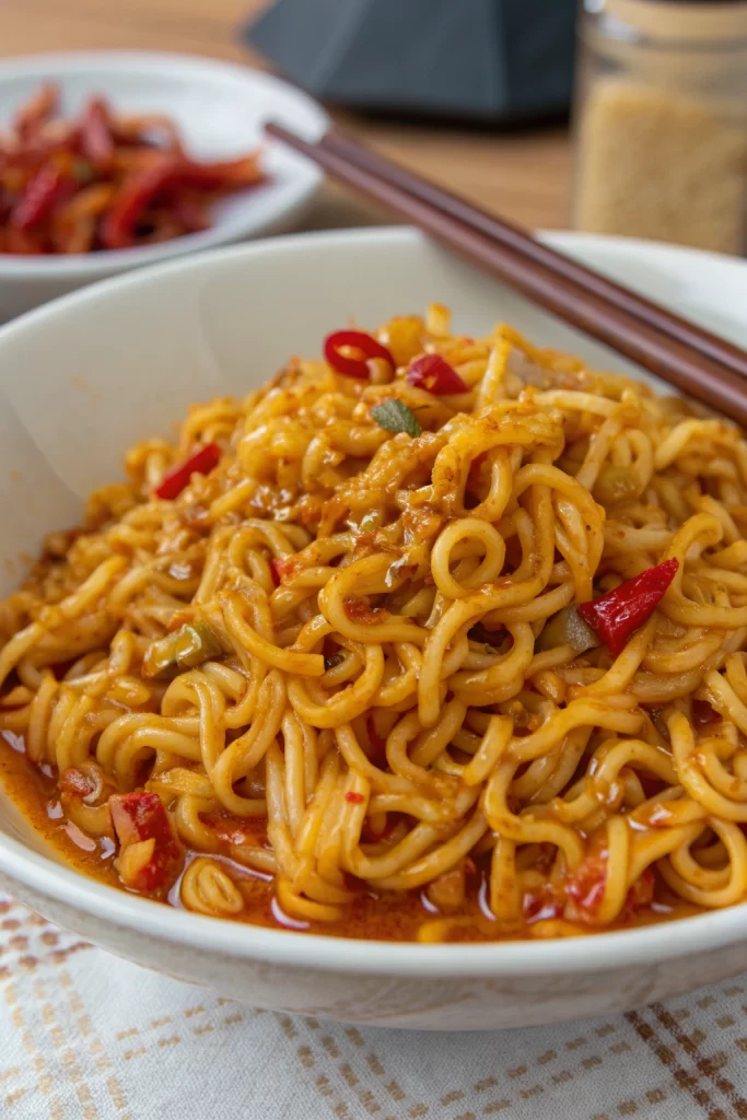 Easy Spicy Garlic Ramen Recipe