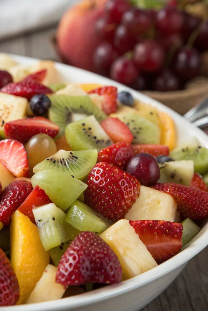 Fall Fruit Salad With Orange Cinnamon Dressing