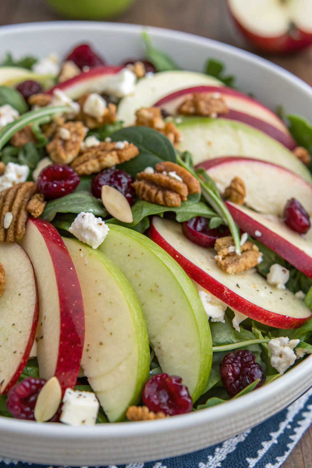 Kale Salad With Apples And Cranberries