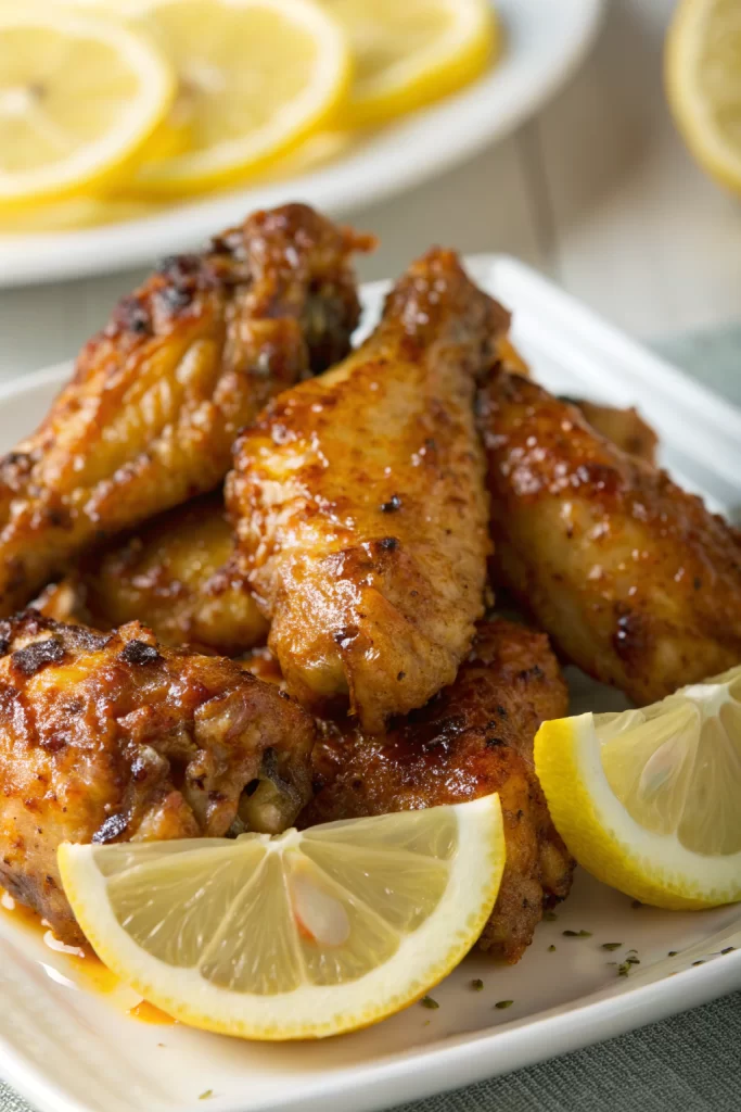 Lemon Pepper Wings with Honey Recipe