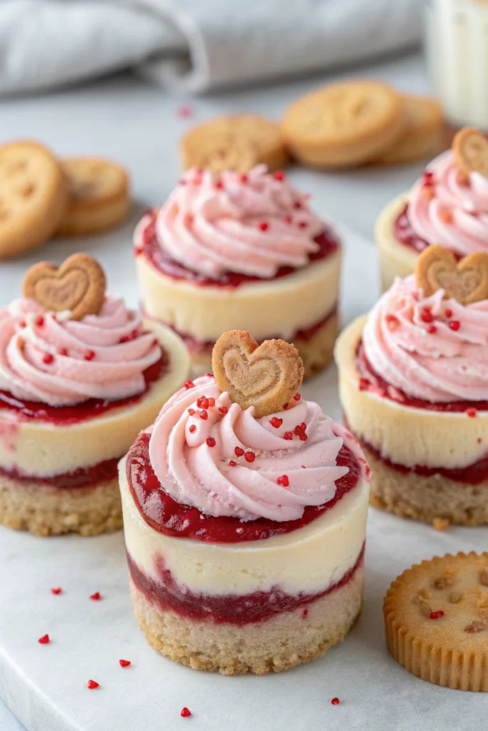 Mini Jammie Dodger Cheesecakes Recipe