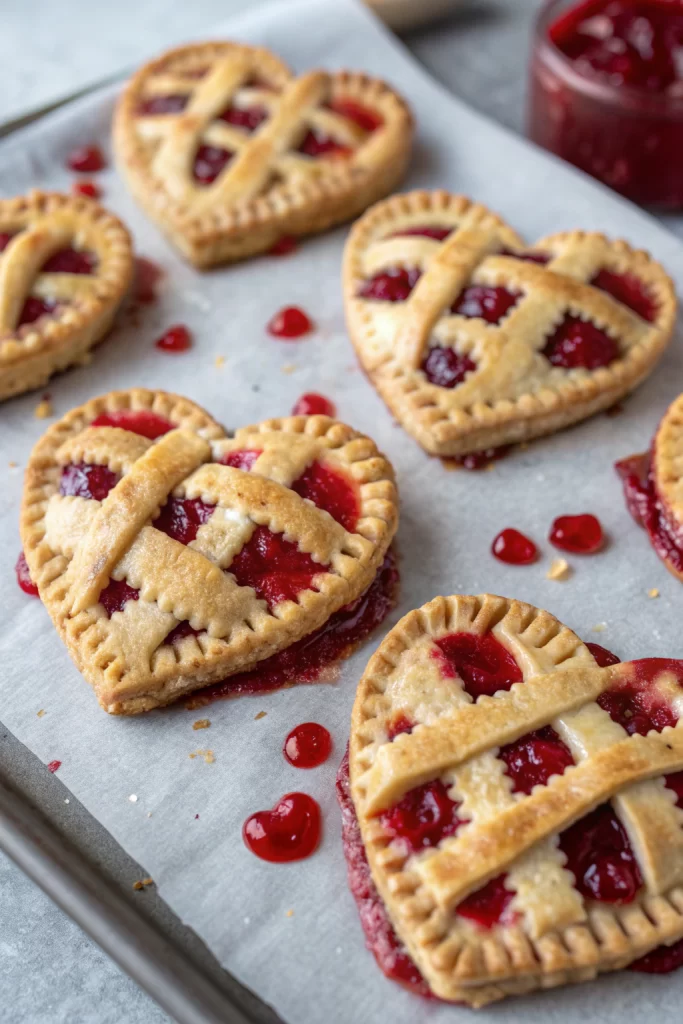 Raspberry Chia Jam Heart-Shaped Linzer Cookies Recipe