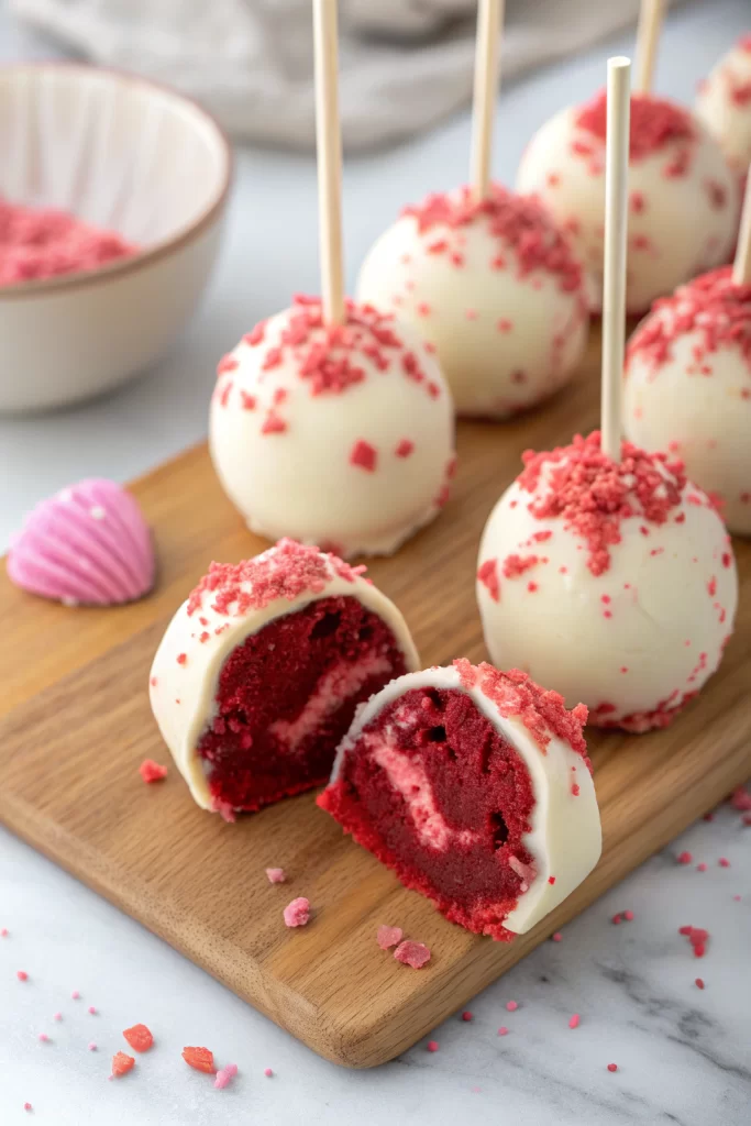 Red Velvet Cake Pops Recipe