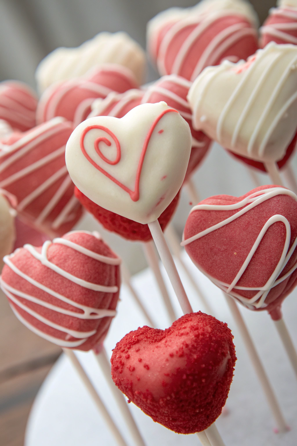 Red Velvet Heart Pops Recipe