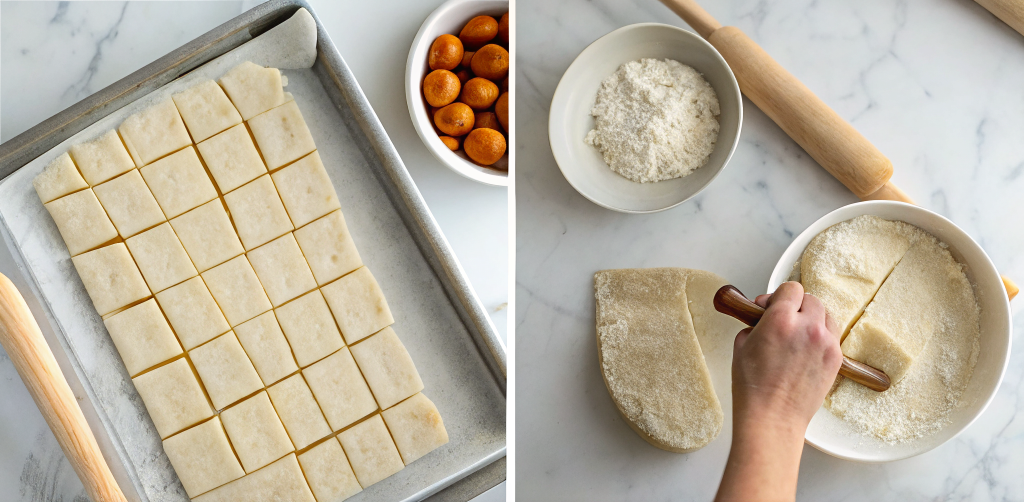 Shape & Boil the Pretzel Bites