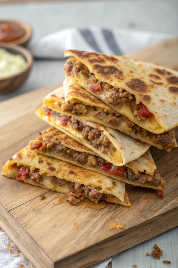 Smashburger Quesadillas Recipe