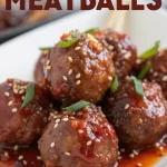 Spicy Chili Crunch Firecracker Meatballs Recipe