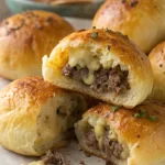 Tasty Garlic Parmesan Cheeseburger Bombs Recipe
