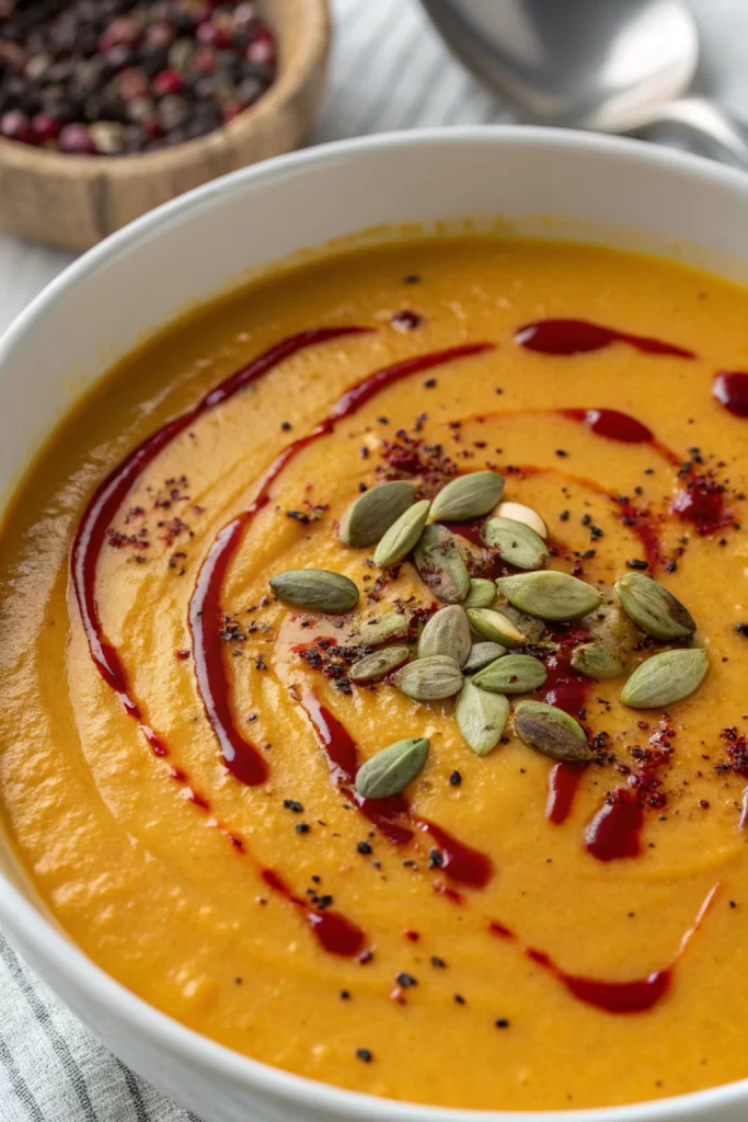 Autumn-Spiced Roasted Pumpkin Soup Recipe