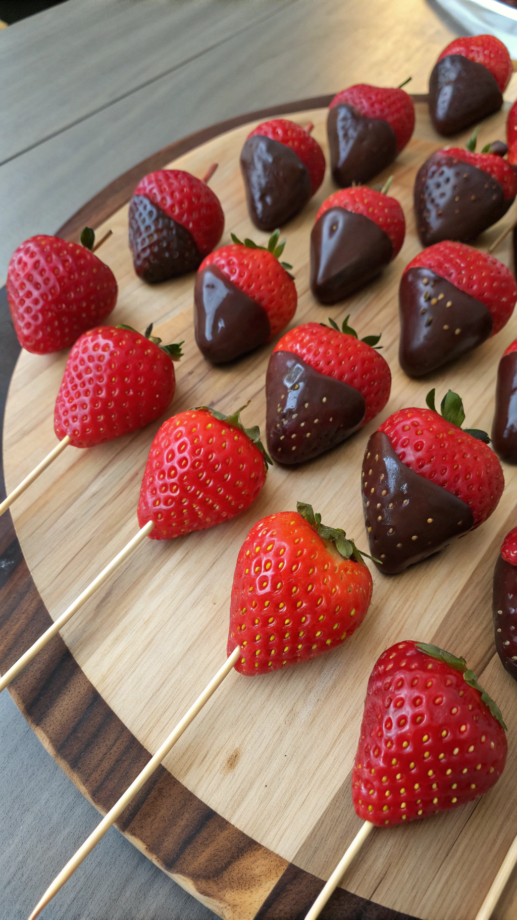 Chocolate Covered Strawberry Heart Pops Recipe