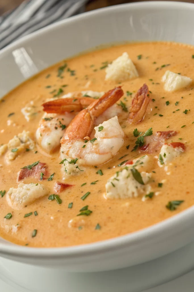Crab and Shrimp Seafood Bisque