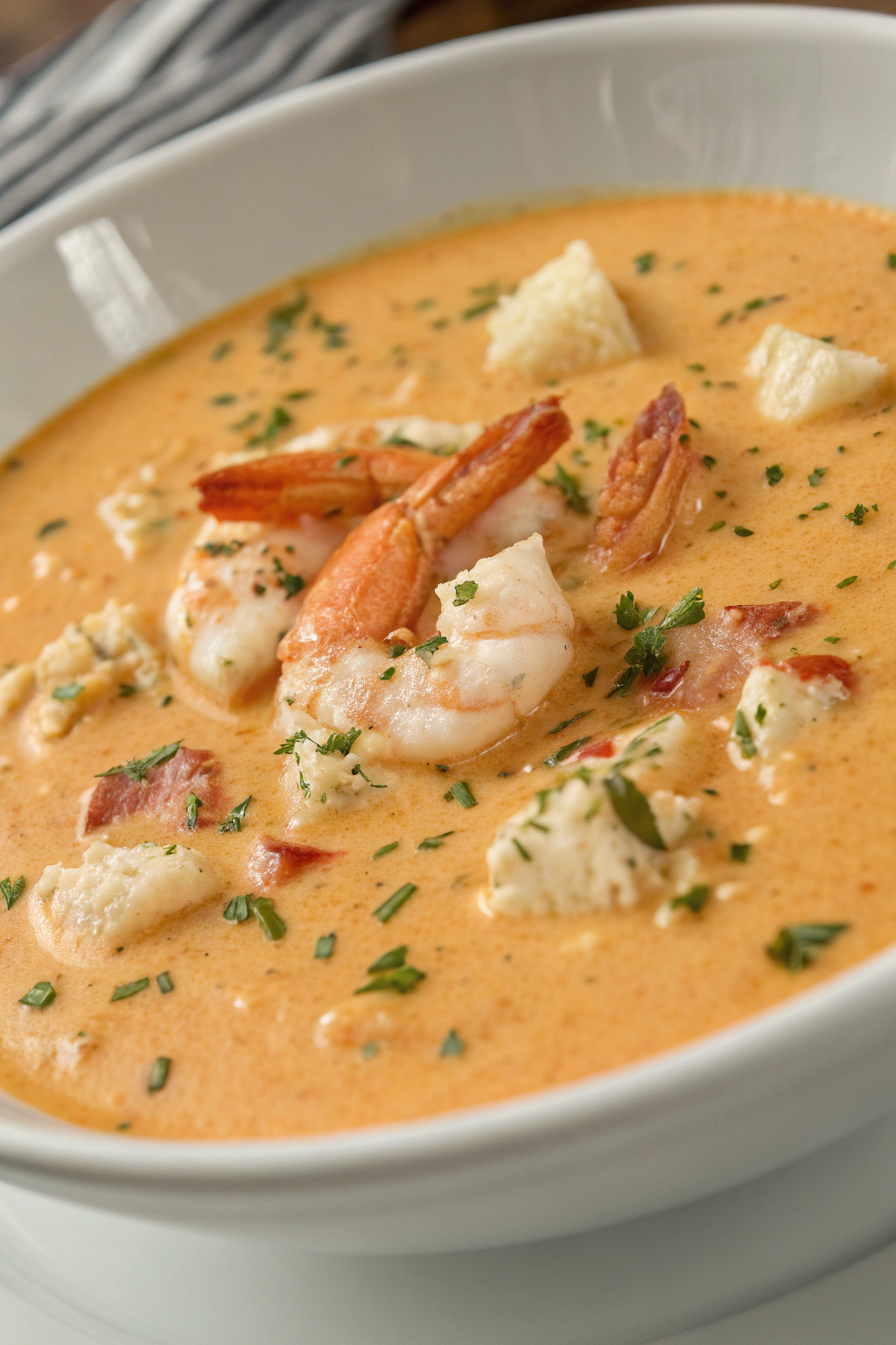 Crab and Shrimp Seafood Bisque
