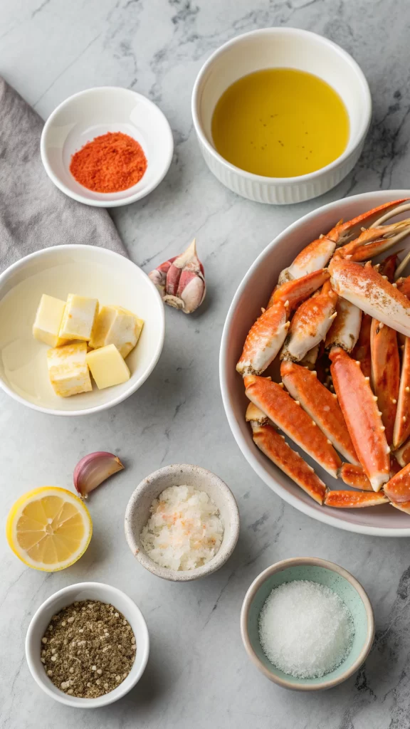Baked Crab Legs in Butter Sauce Recipe