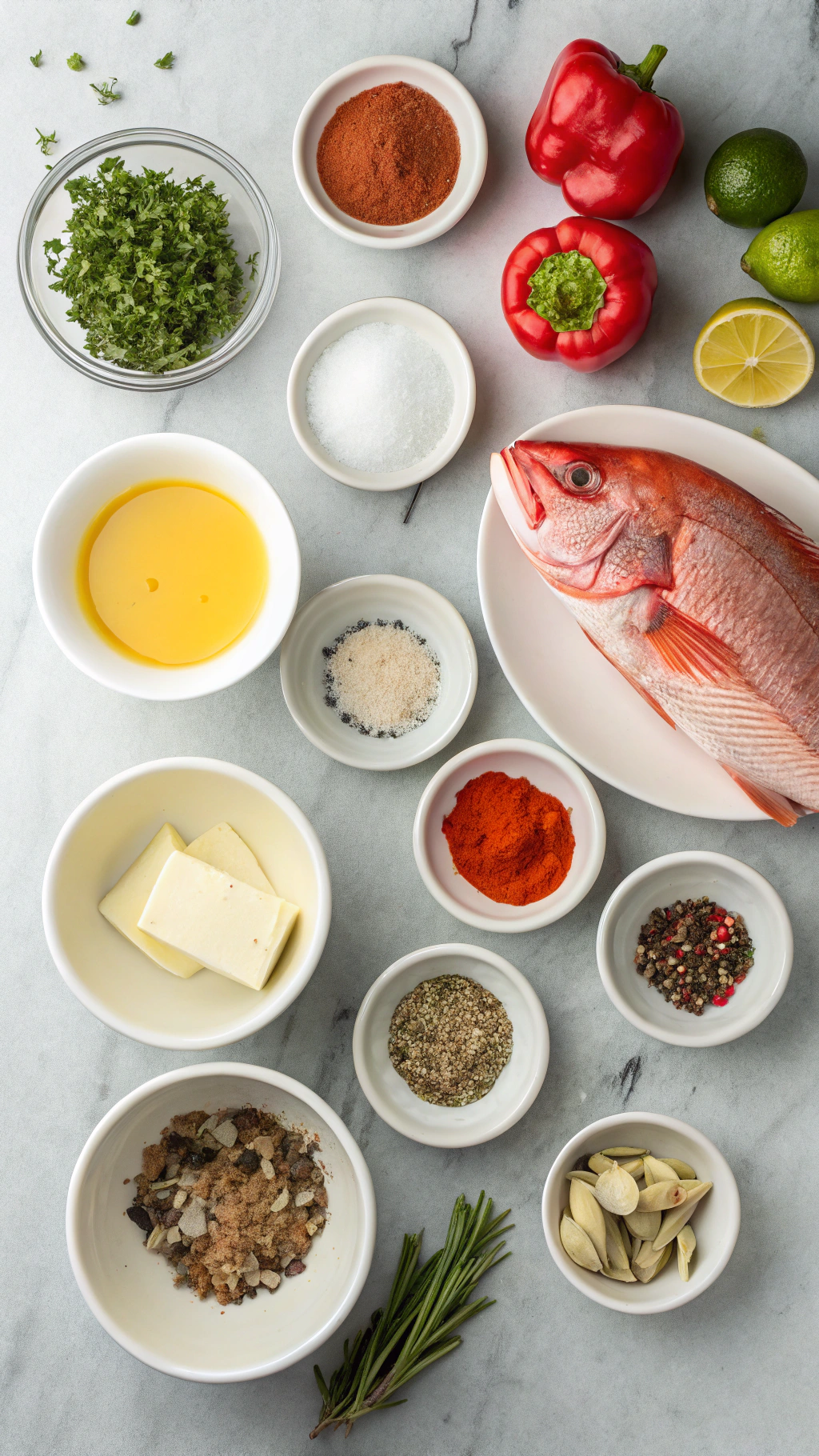 Red snapper with creamy Creole Sauce