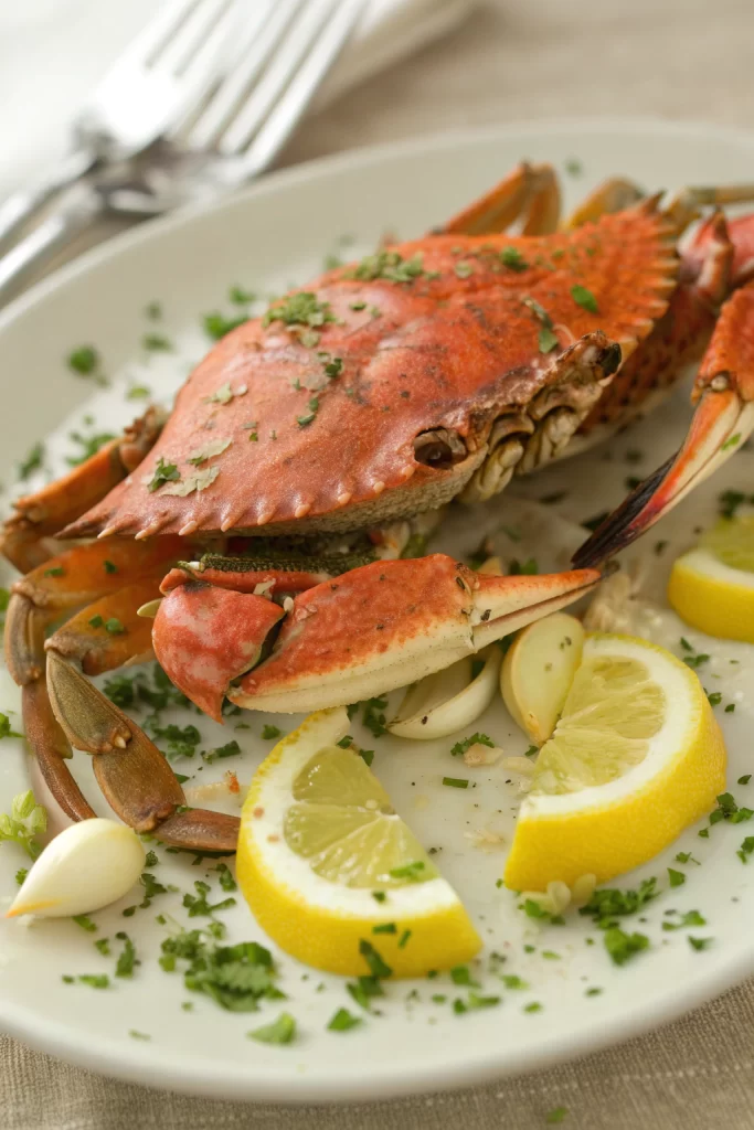 Oven-Roasted Dungeness Crab Recipe