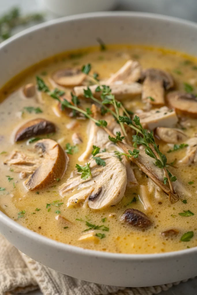 Rotisserie Chicken and Mushroom Soup Recipe