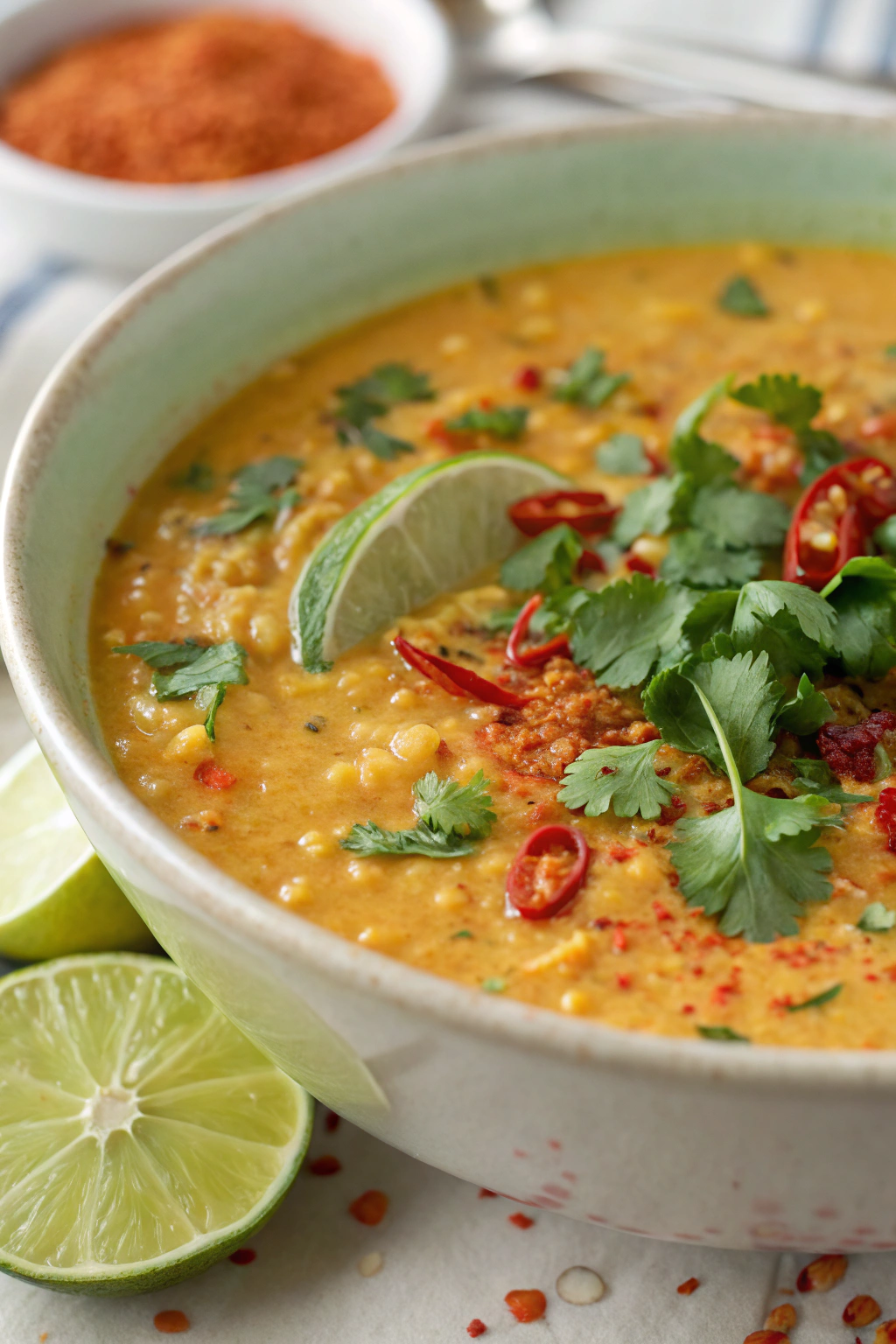 Simple Thai Coconut Red Lentil Soup Recipe