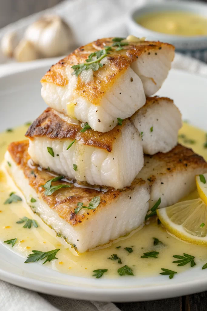 Tasty Lemon Garlic Butter Cod Recipe