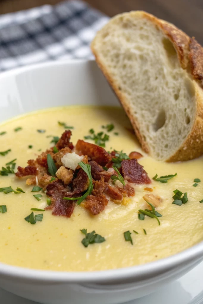 Tasty Roasted Garlic Soup Recipe