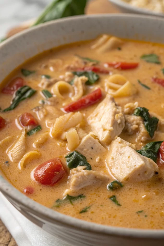 Tuscan Creamy Marry Me Chicken Soup Recipe