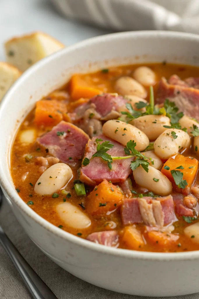 White Bean and Ham Soup Recipe