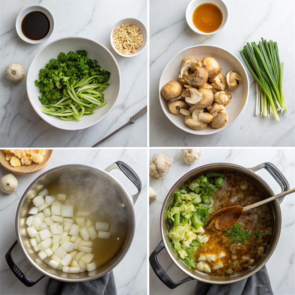 the Aromatic Base & Add Broth