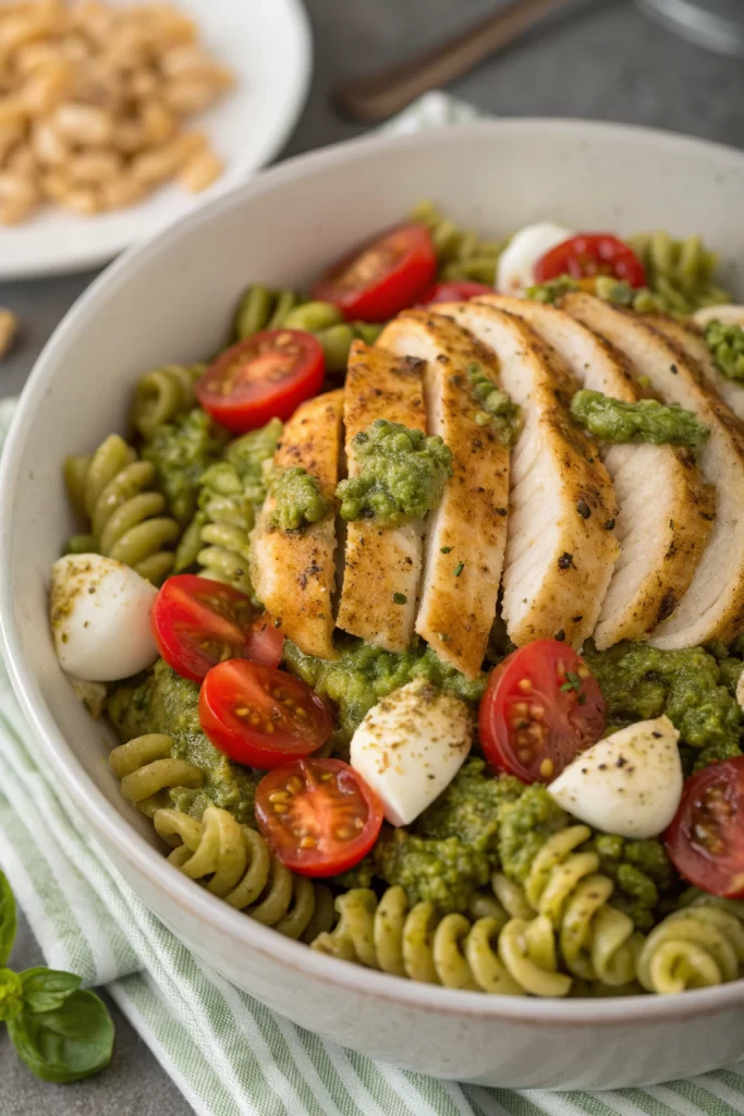 Chicken Pesto Pasta Salad