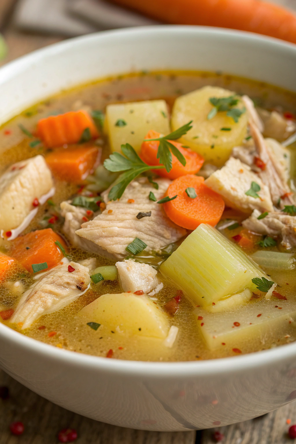 Chicken Soup with Potatoes