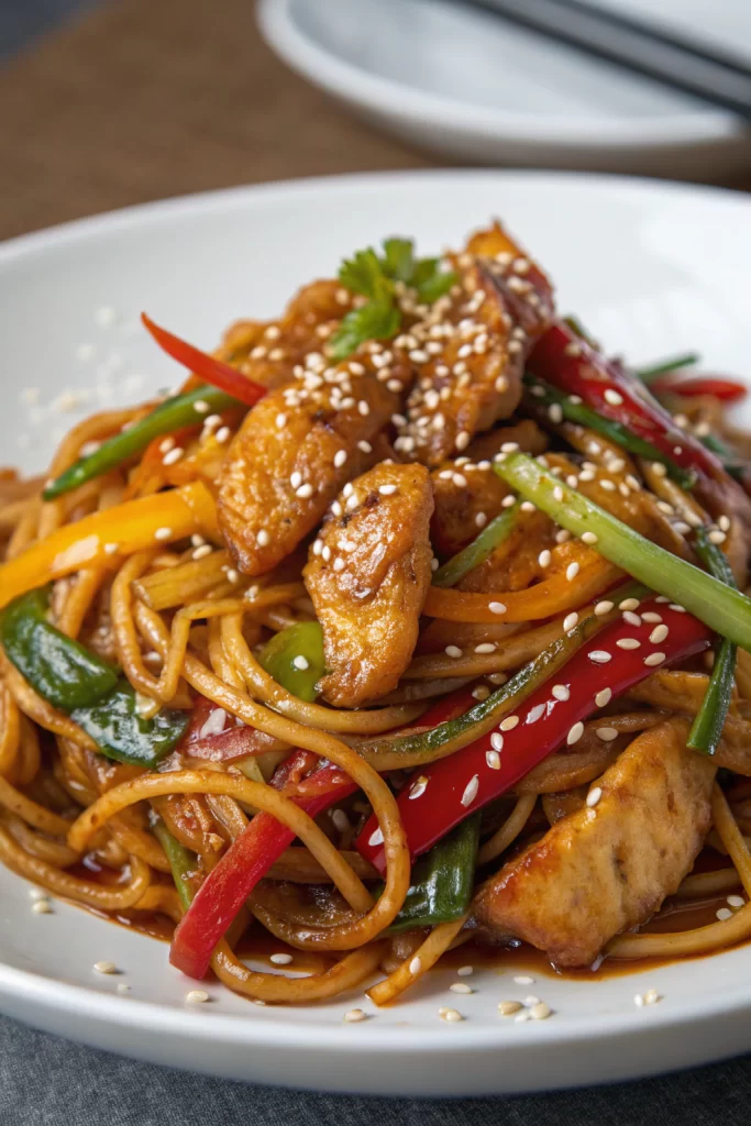 Chicken Teriyaki Noodles Recipe