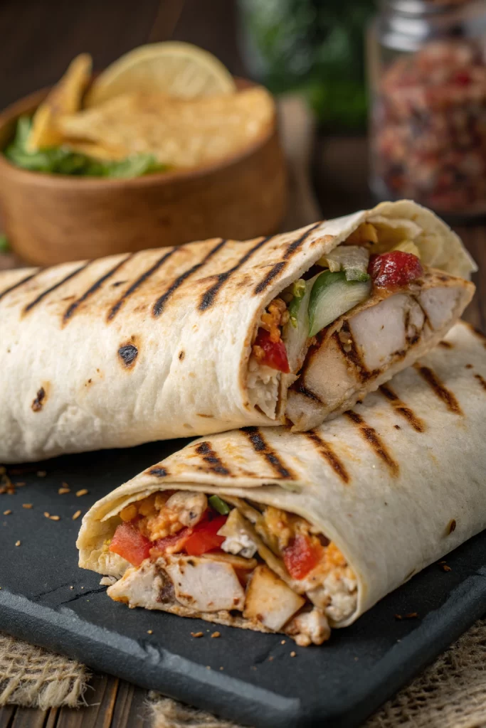 Chipotle Ranch Grilled Chicken Burrito Recipe