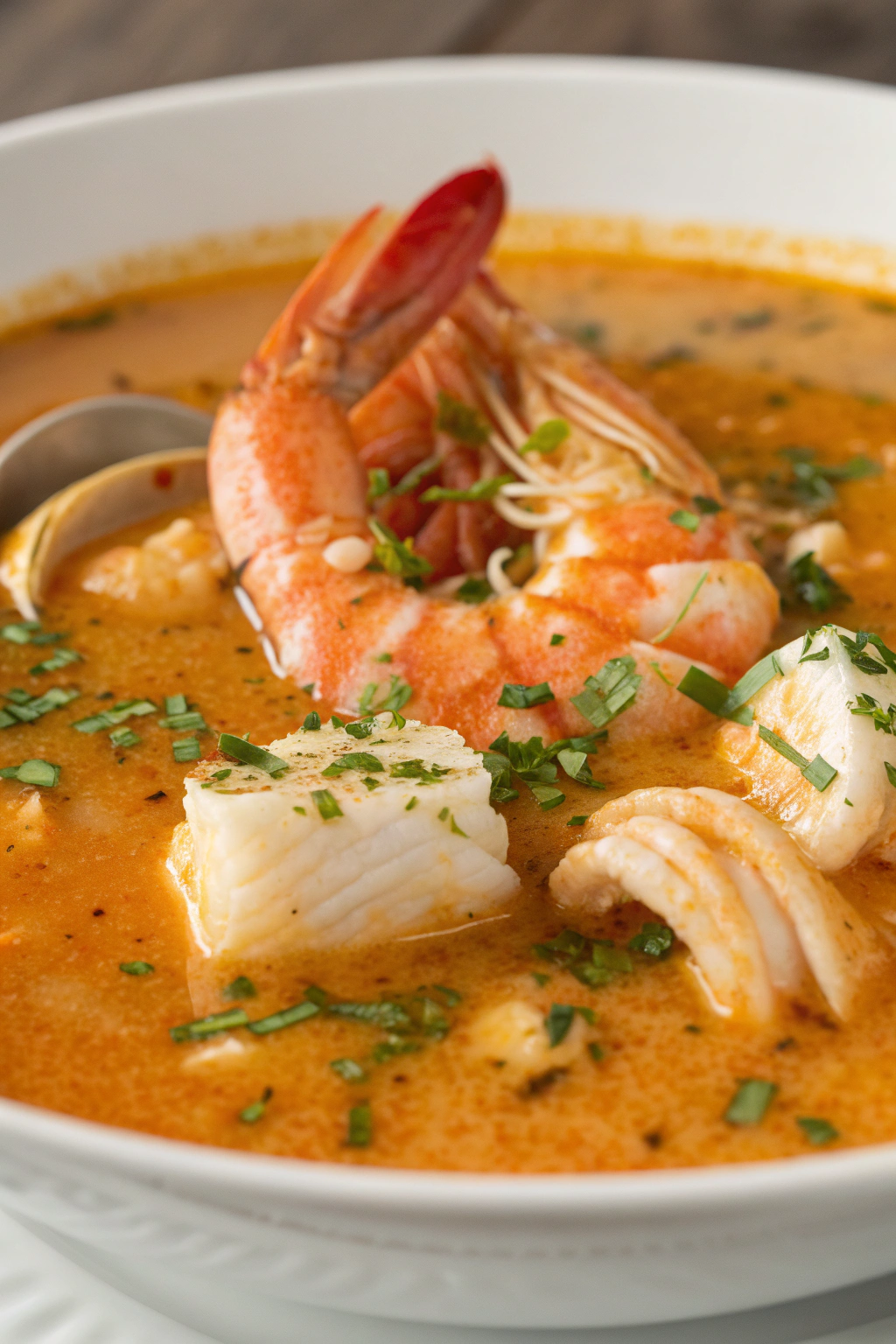Creamy Crab and Shrimp Seafood Bisque