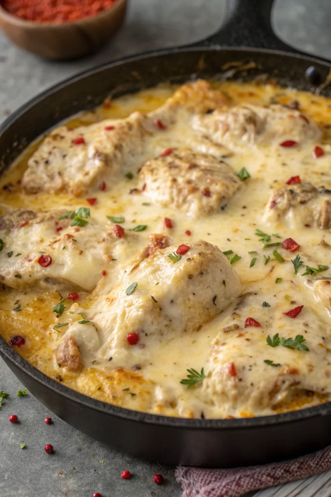 Creamy Spaghetti Chicken Recipe