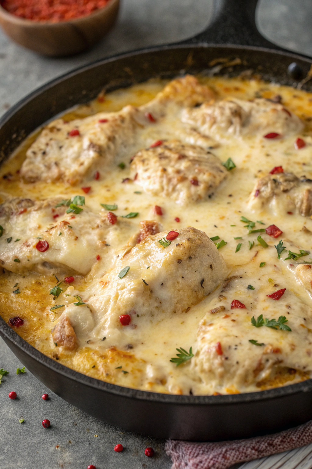 Creamy Spaghetti Chicken Recipe