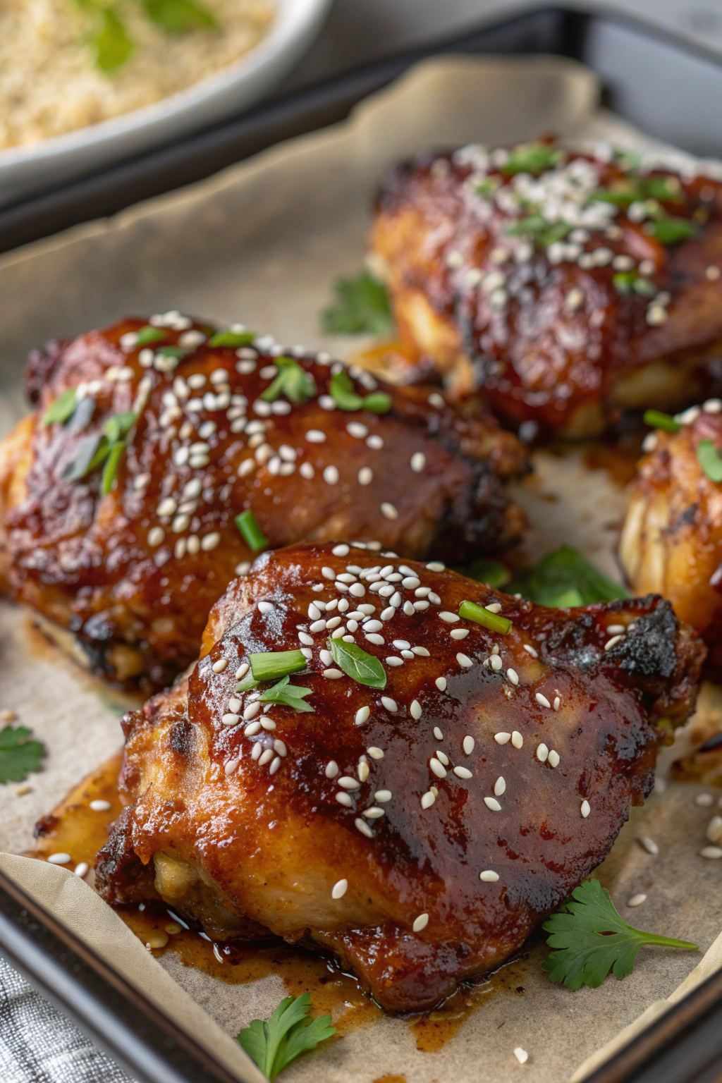 Crispy Hoisin Chicken Thighs Recipe