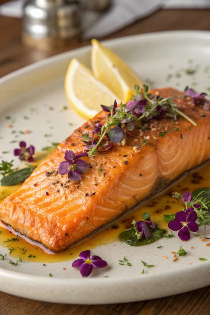 Crispy Skin Salmon with Lemon Beurre Blanc