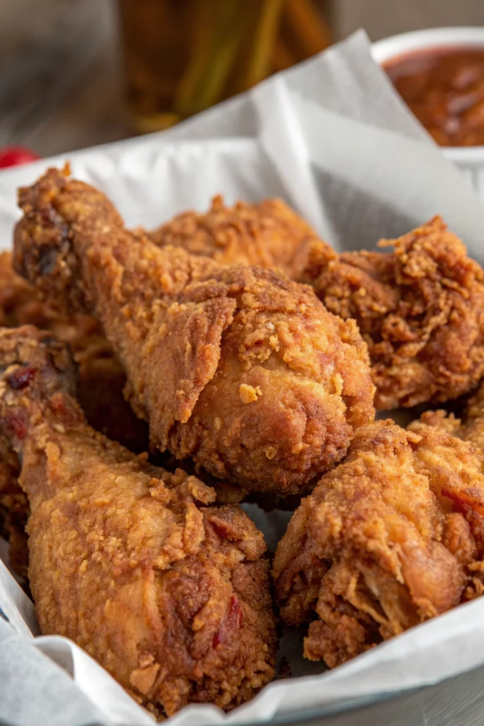 Crispy Spicy Buttermilk Fried Chicken Recipe