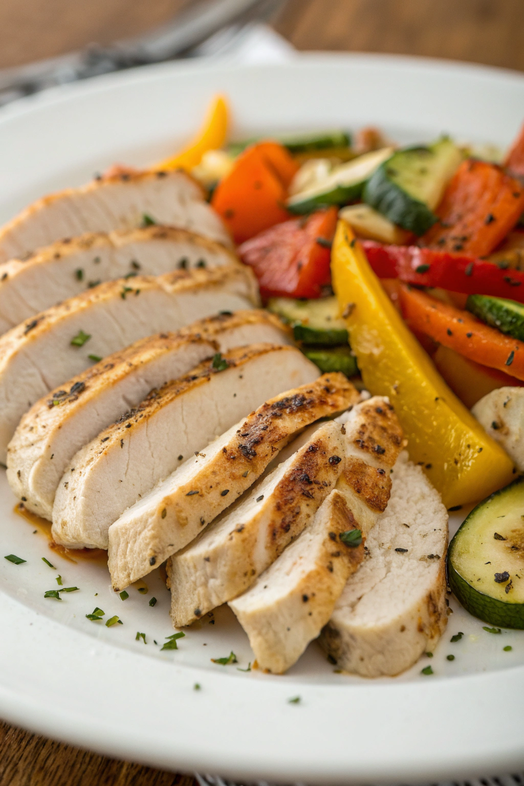 Grilled Garlic Herb Chicken and Veggies