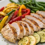 Grilled Garlic Herb Chicken and Veggies