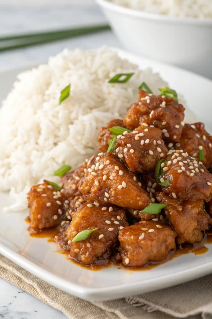 Honey Garlic Chicken Bites Recipe