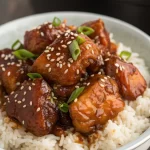 Honey Garlic Slow Cooker Chicken Thighs Recipe